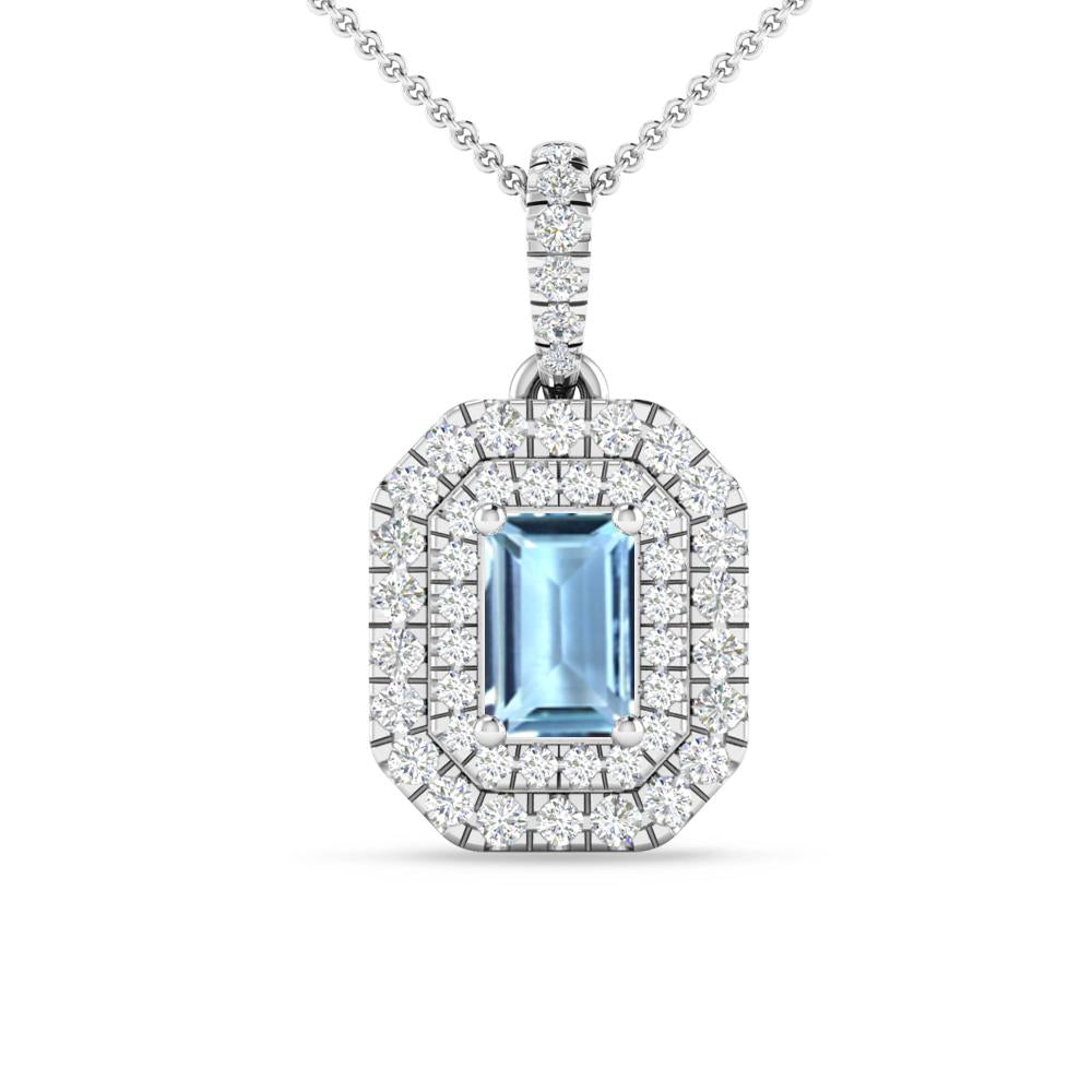 White Gold - Aquamarine