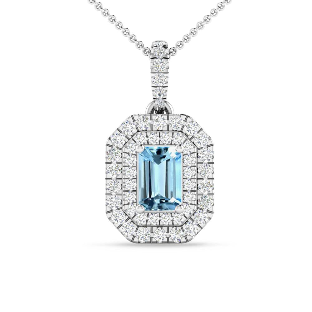 White Gold - Aquamarine