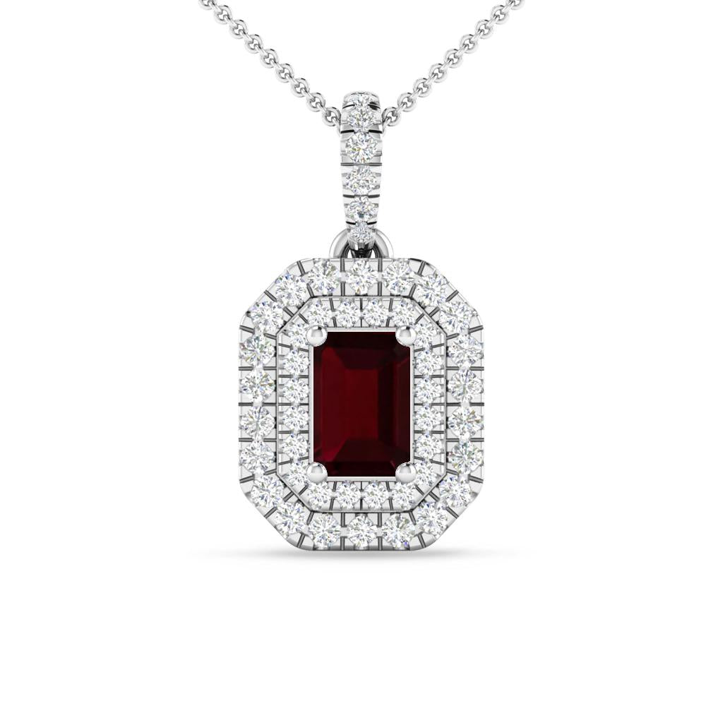 White Gold - Garnet