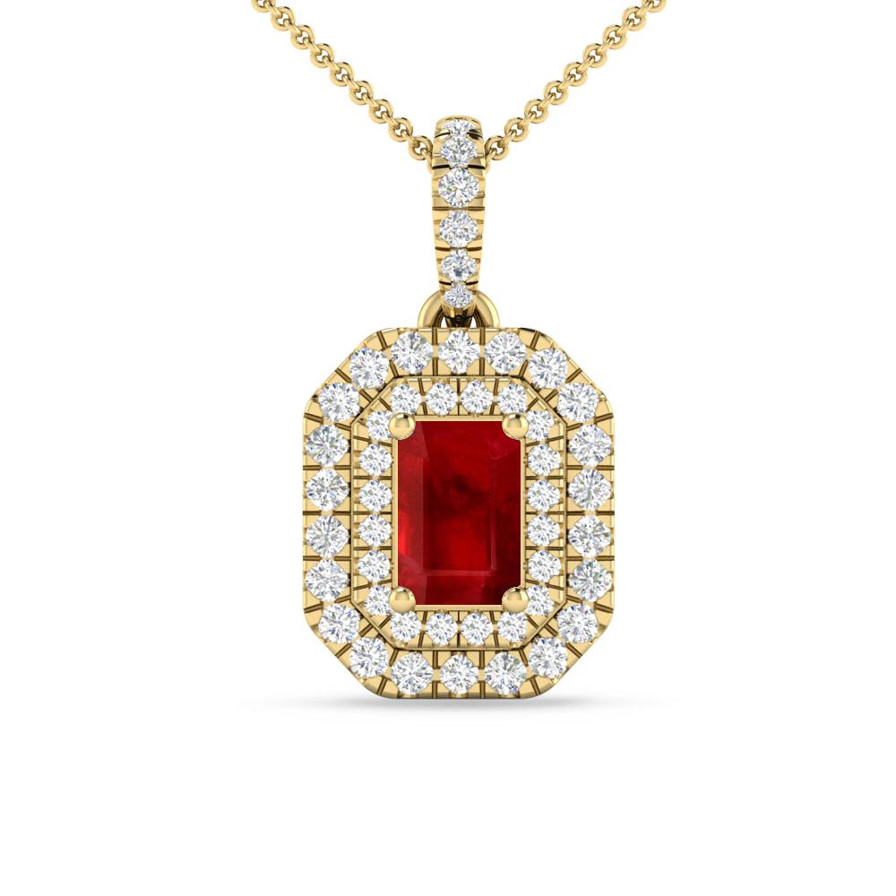 Yellow Gold - Ruby