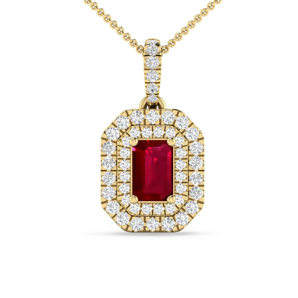 Yellow Gold - Ruby