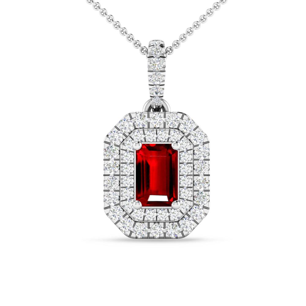 White Gold - Ruby