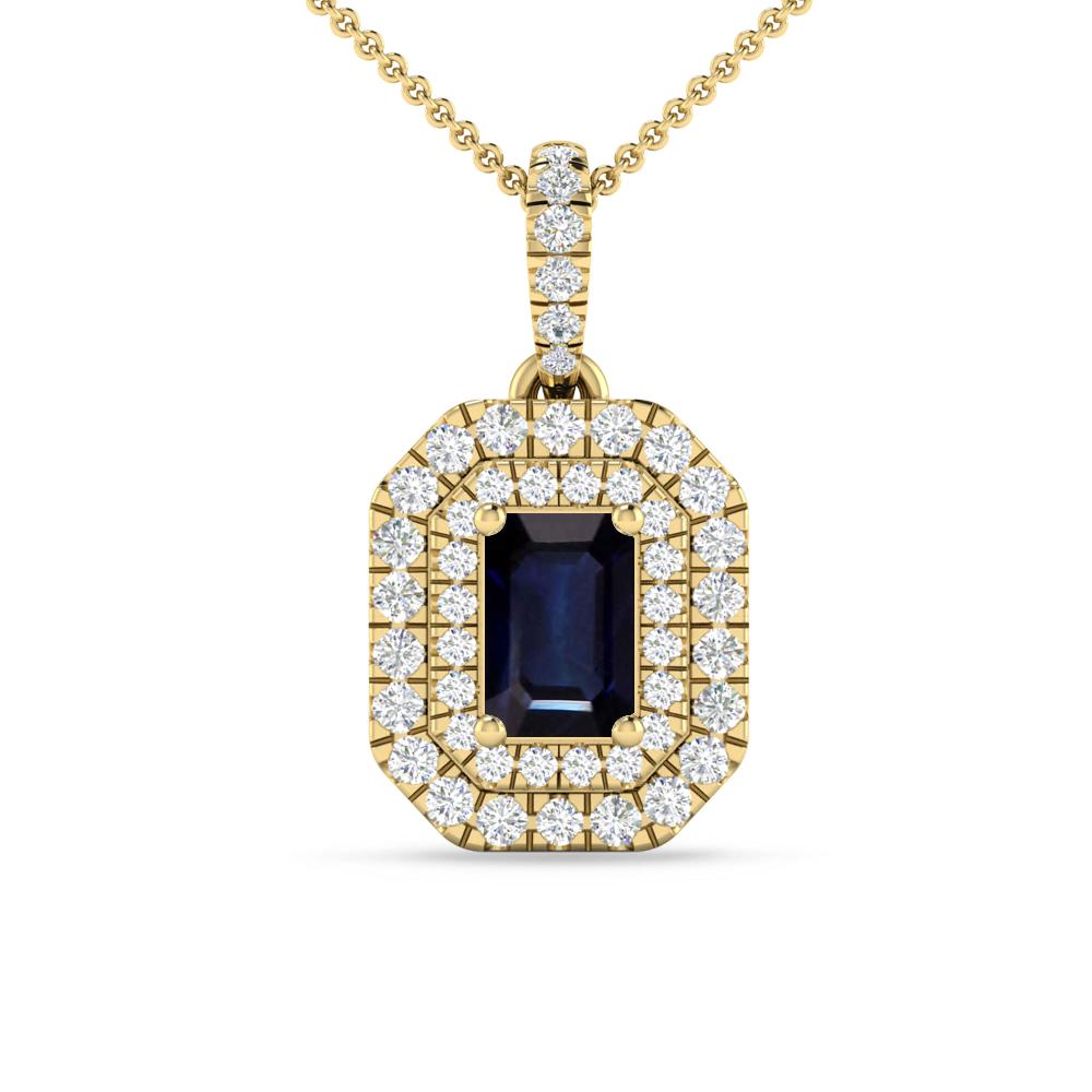 Yellow Gold - Sapphire