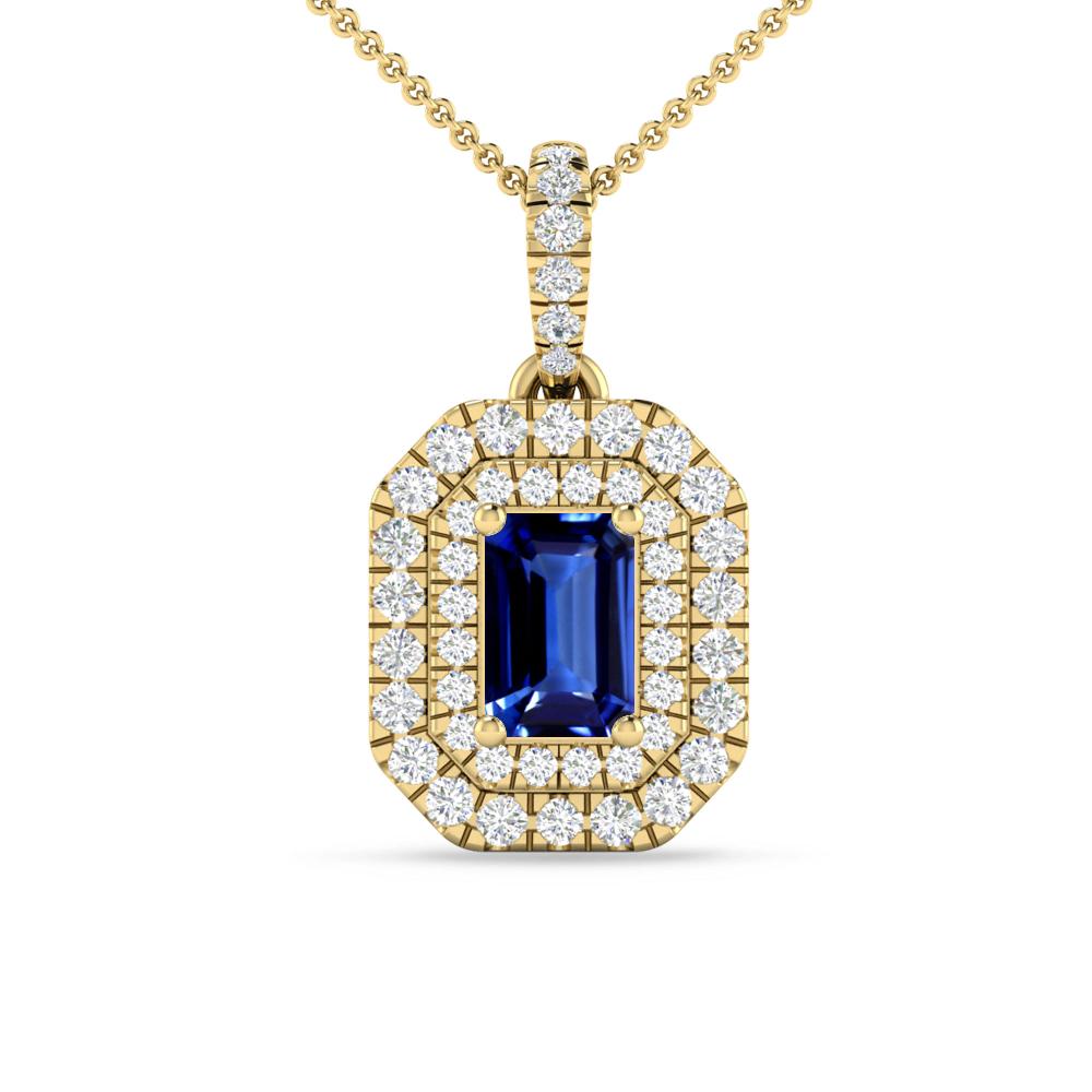 Yellow Gold - Sapphire