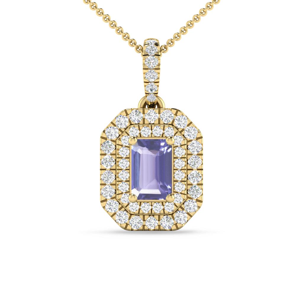 Yellow Gold - Tanzanite