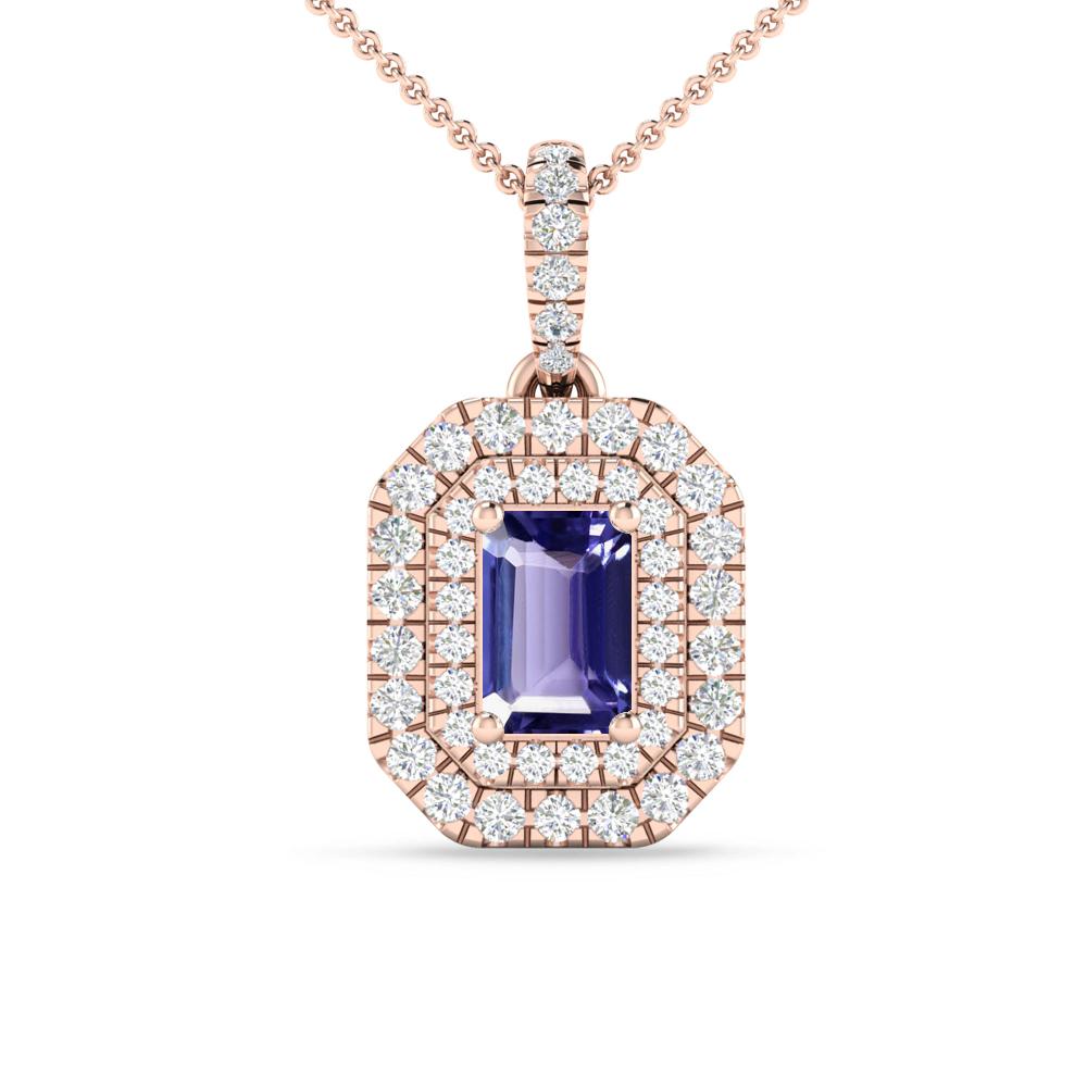 Rose Gold - Tanzanite