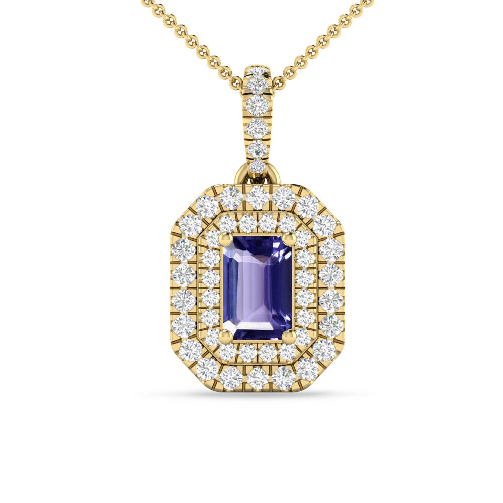 Yellow Gold - Tanzanite