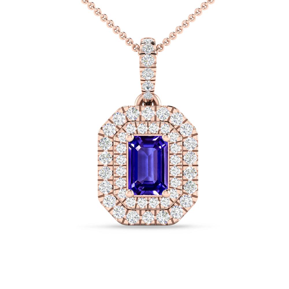 Rose Gold - Tanzanite