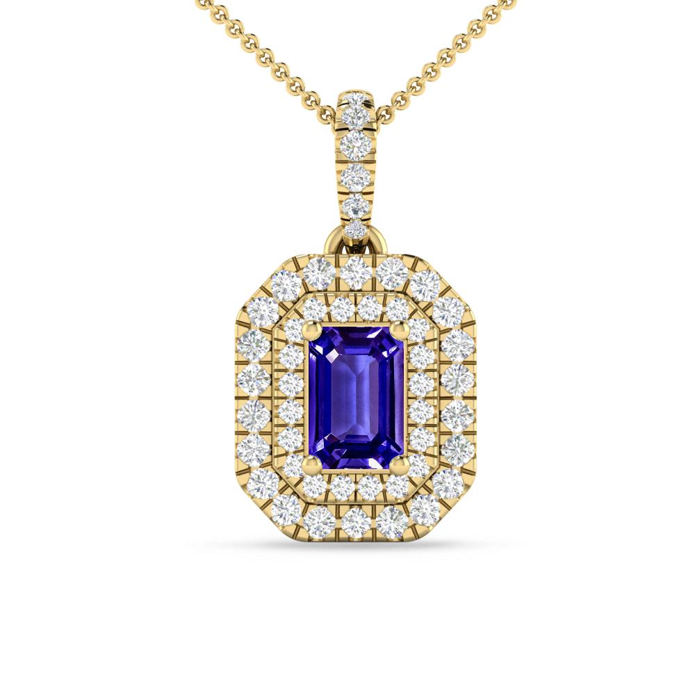 Yellow Gold - Tanzanite