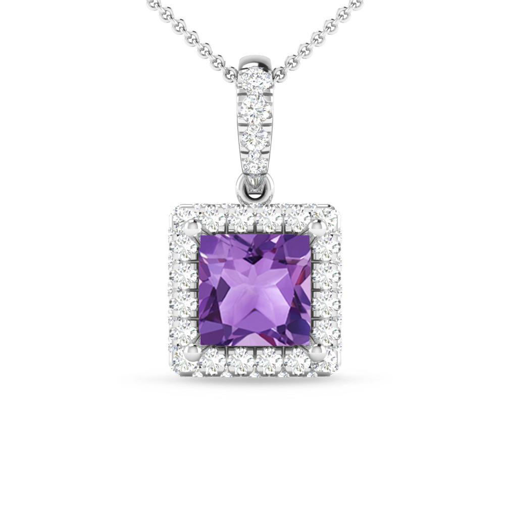 White Gold - Amethyst