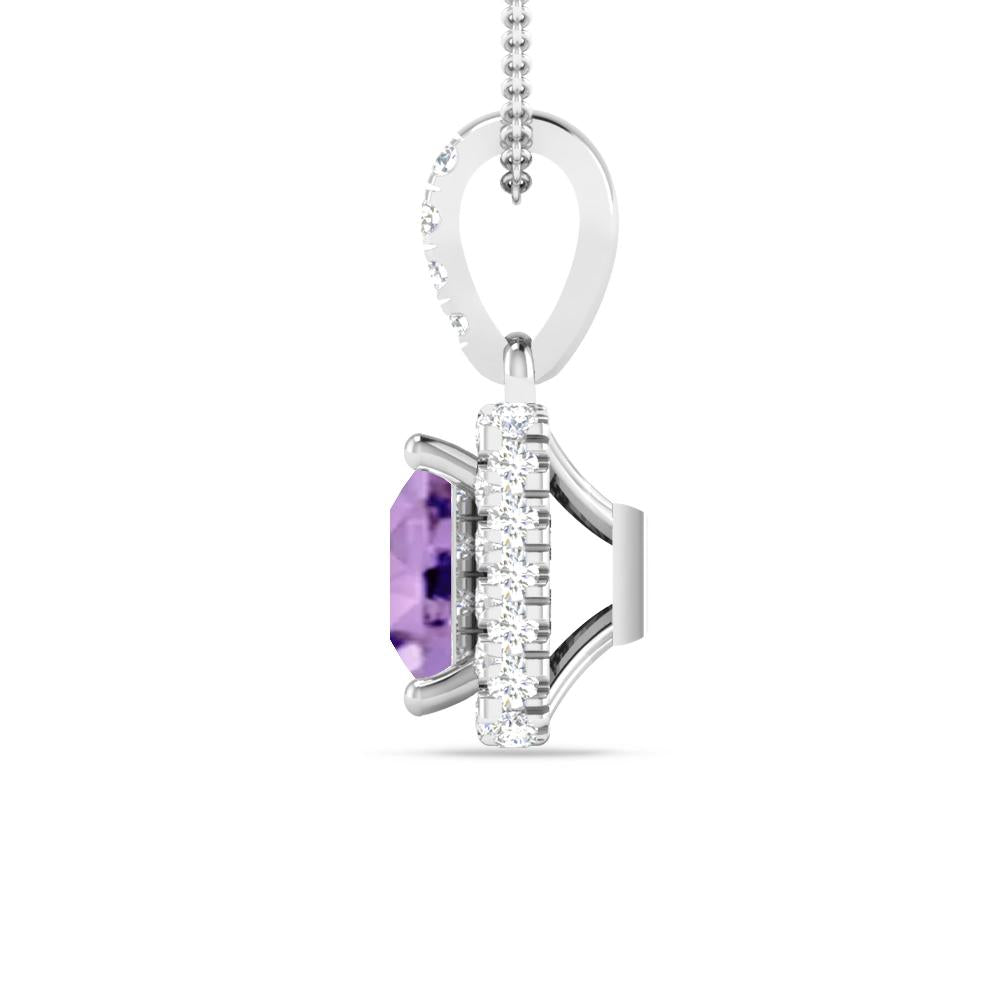 White Gold - Amethyst