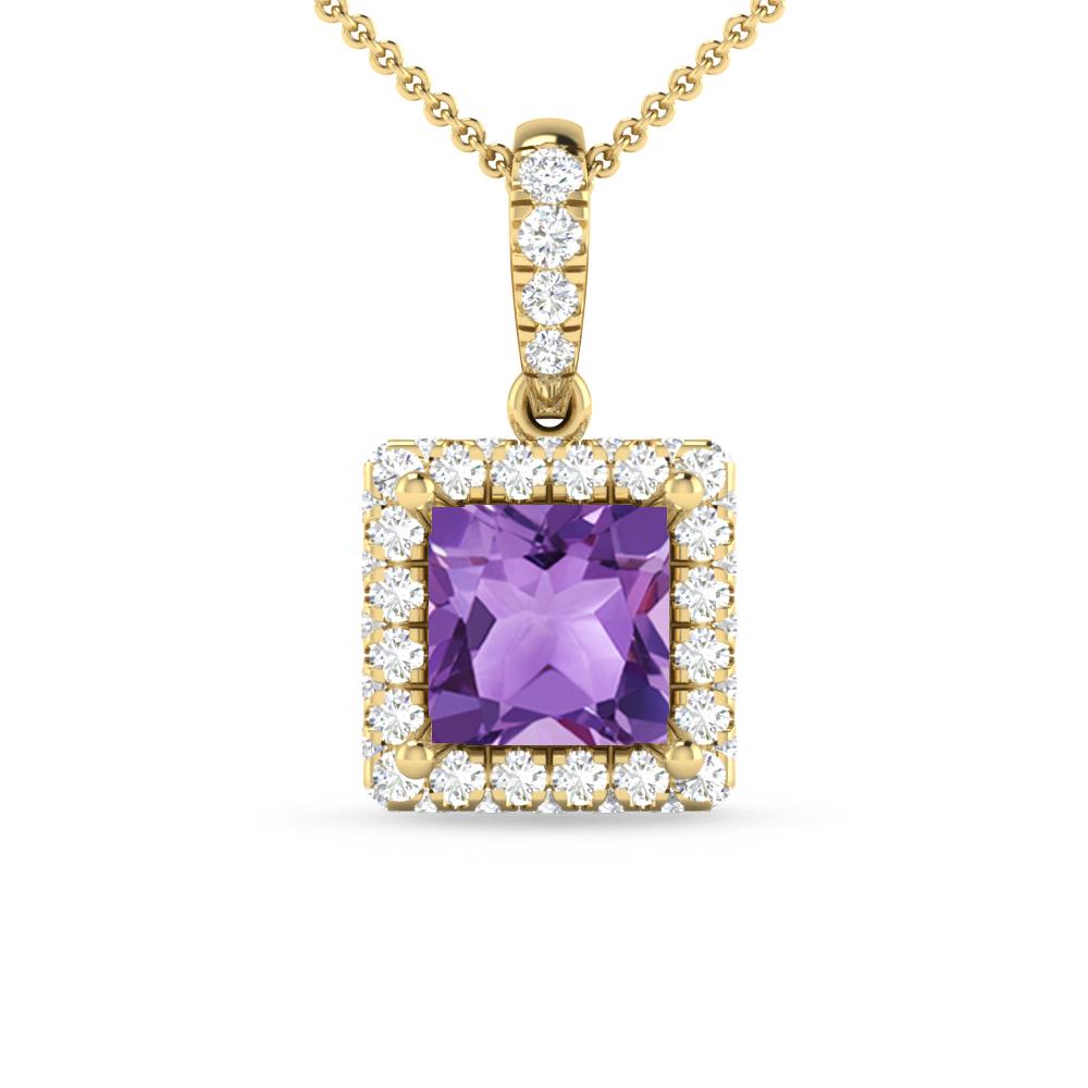 Yellow Gold - Amethyst