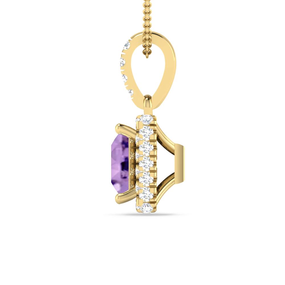 Yellow Gold - Amethyst