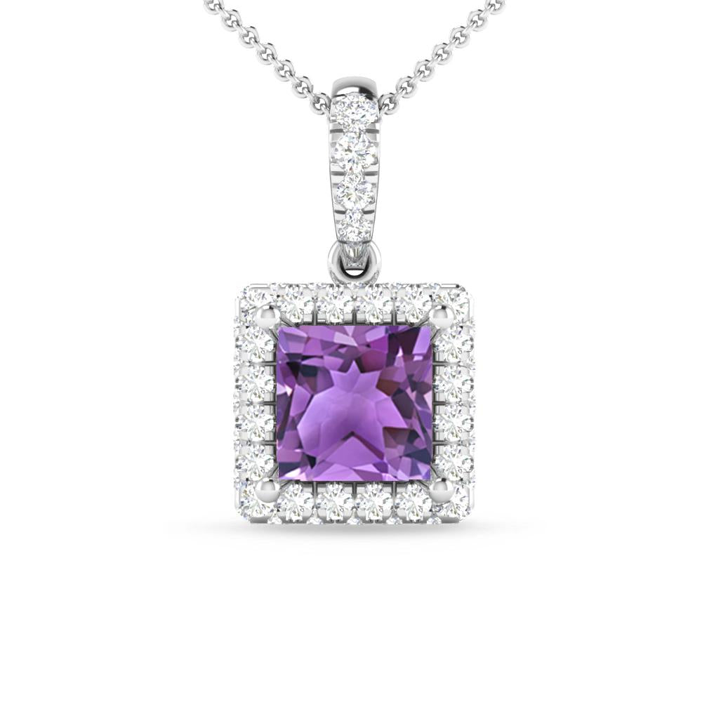 White Gold - Amethyst