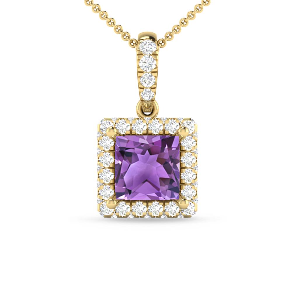 Yellow Gold - Amethyst