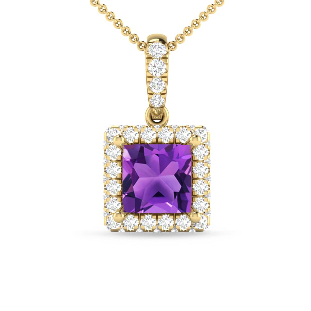 Yellow Gold - Amethyst