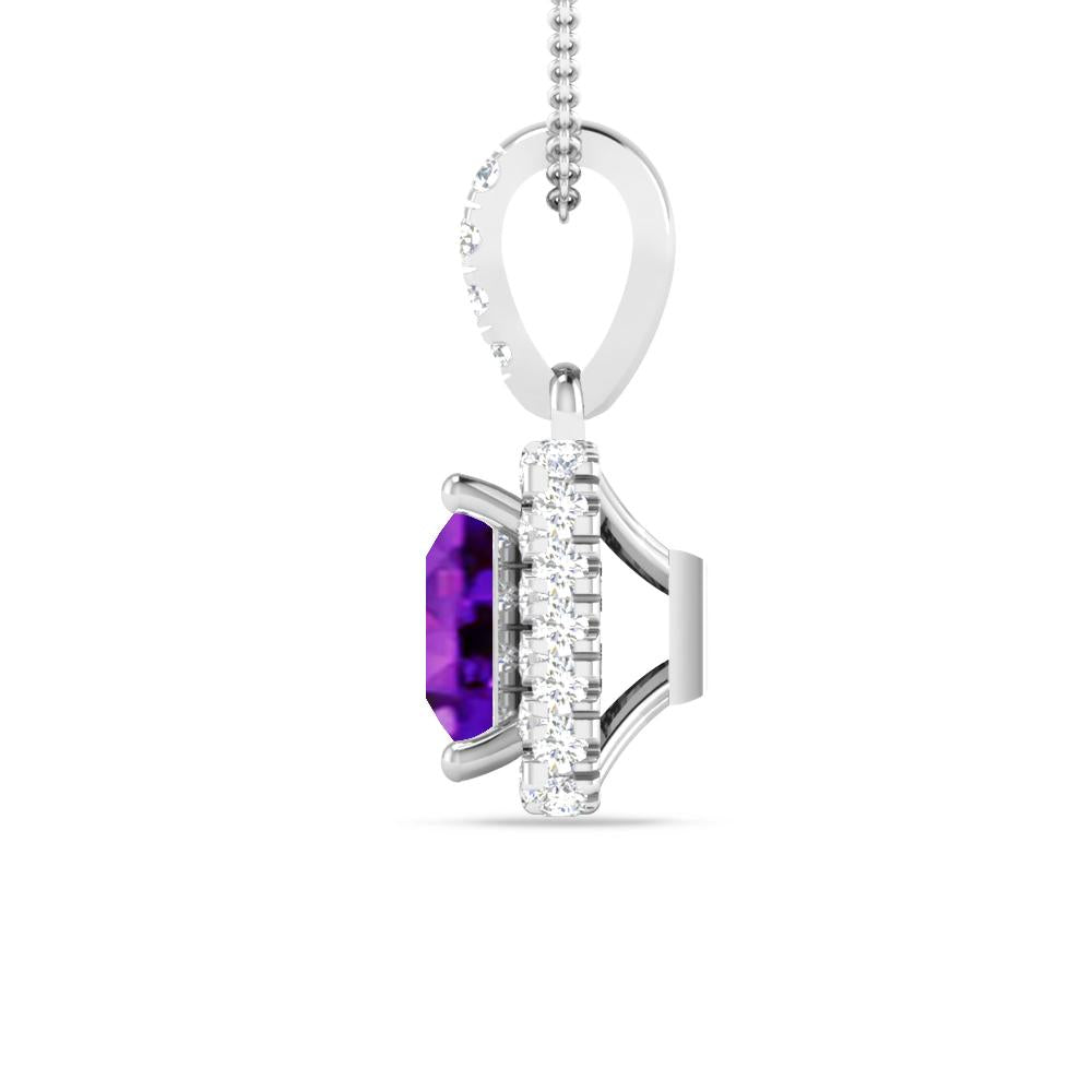 White Gold - Amethyst