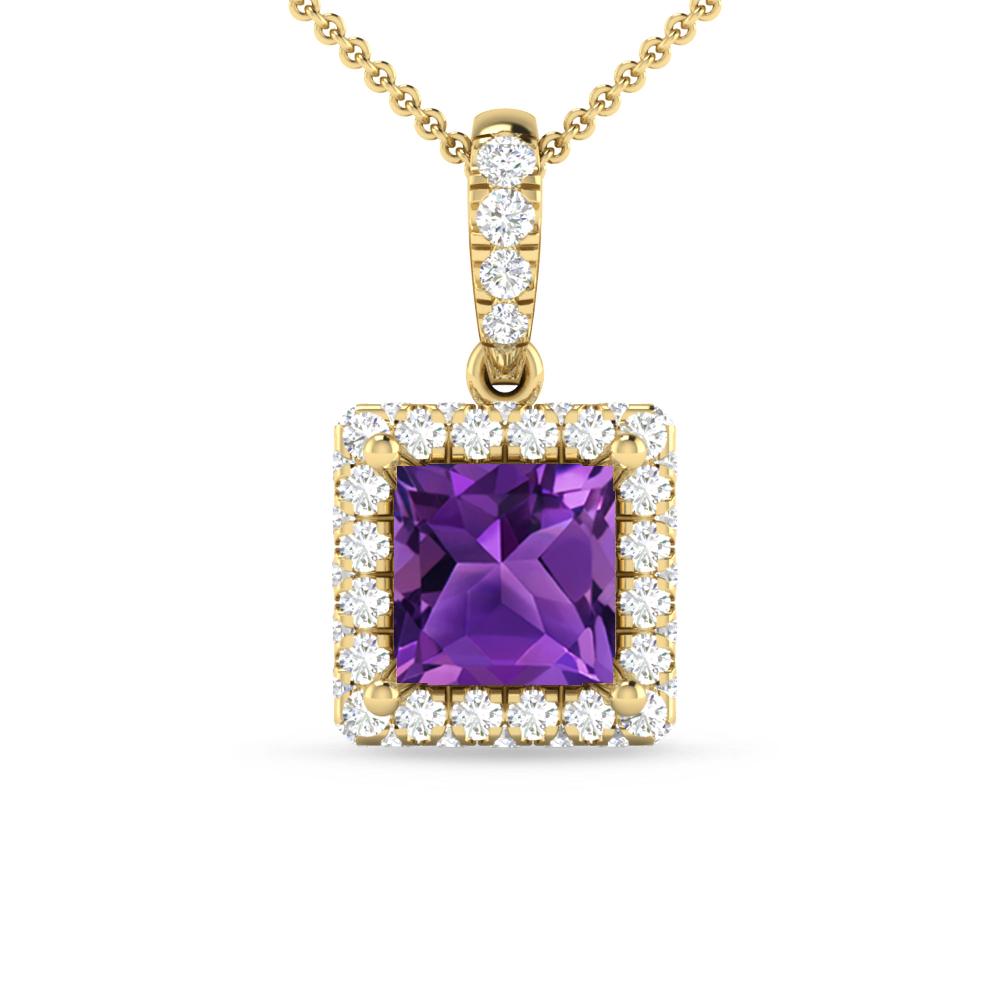 Yellow Gold - Amethyst