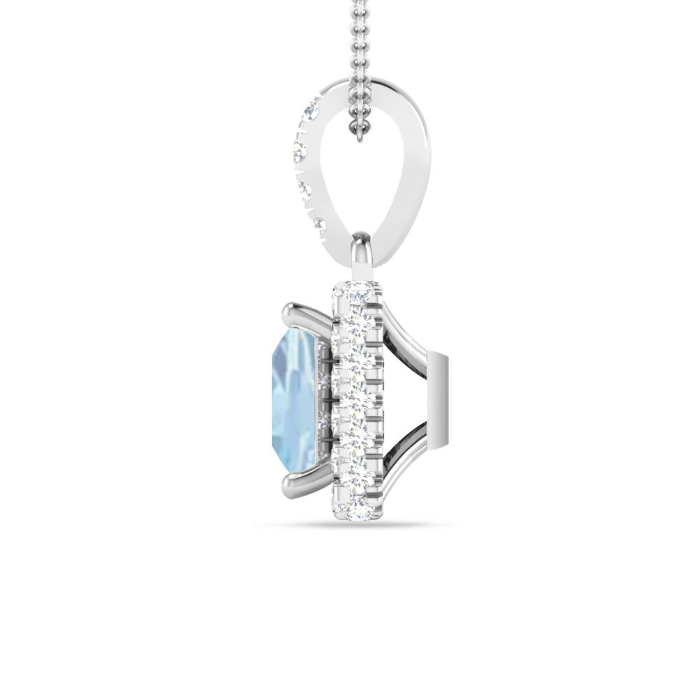 White Gold - Aquamarine