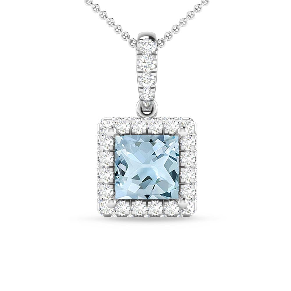 White Gold - Aquamarine