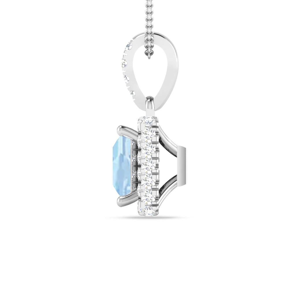 White Gold - Aquamarine