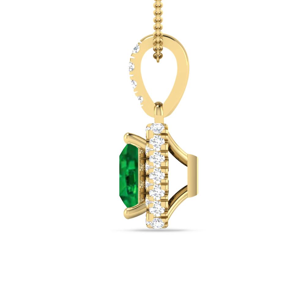 Yellow Gold - Emerald