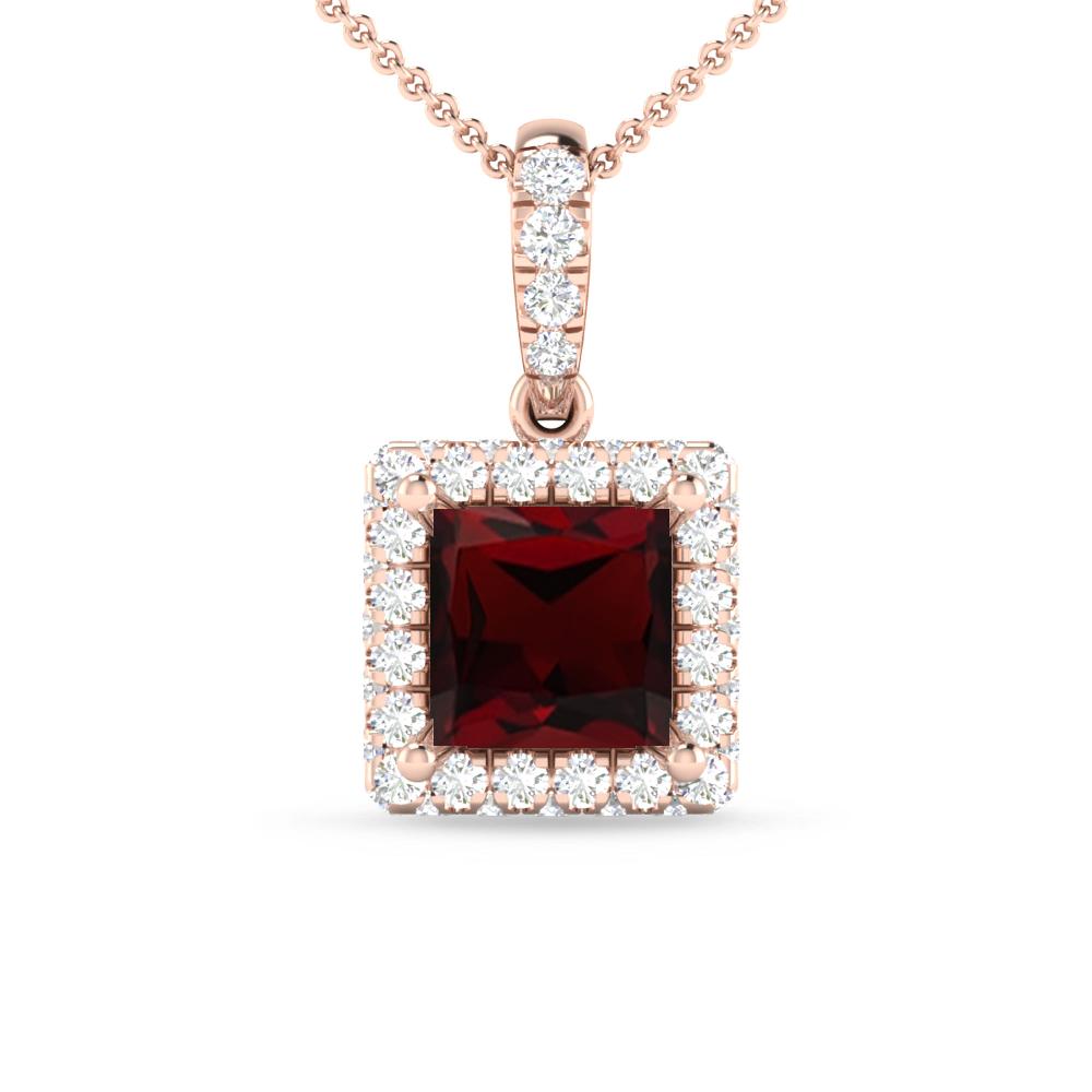 Rose Gold - Garnet