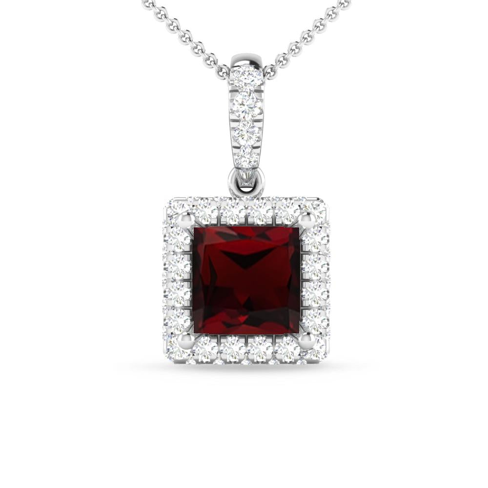 White Gold - Garnet