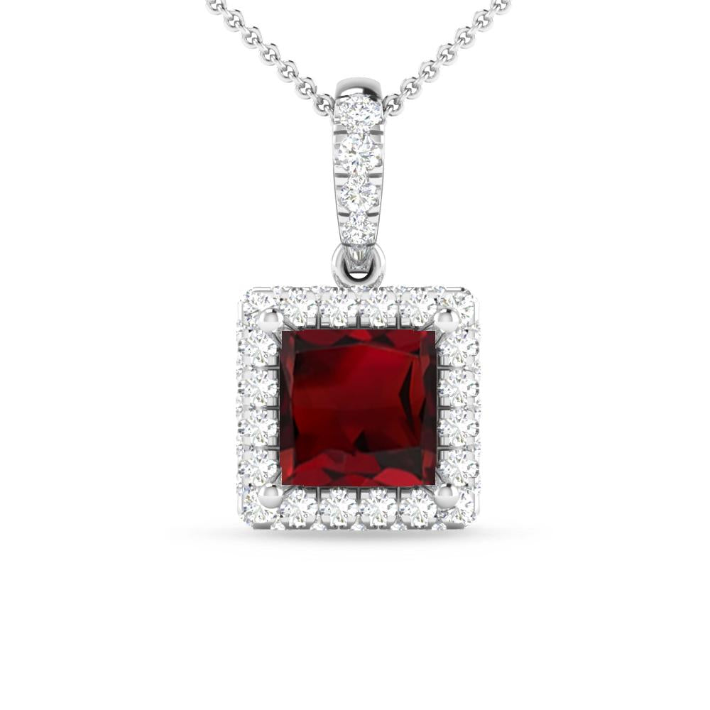 White Gold - Garnet