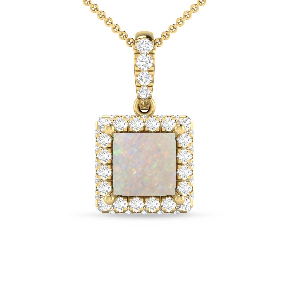 Yellow Gold - Opal