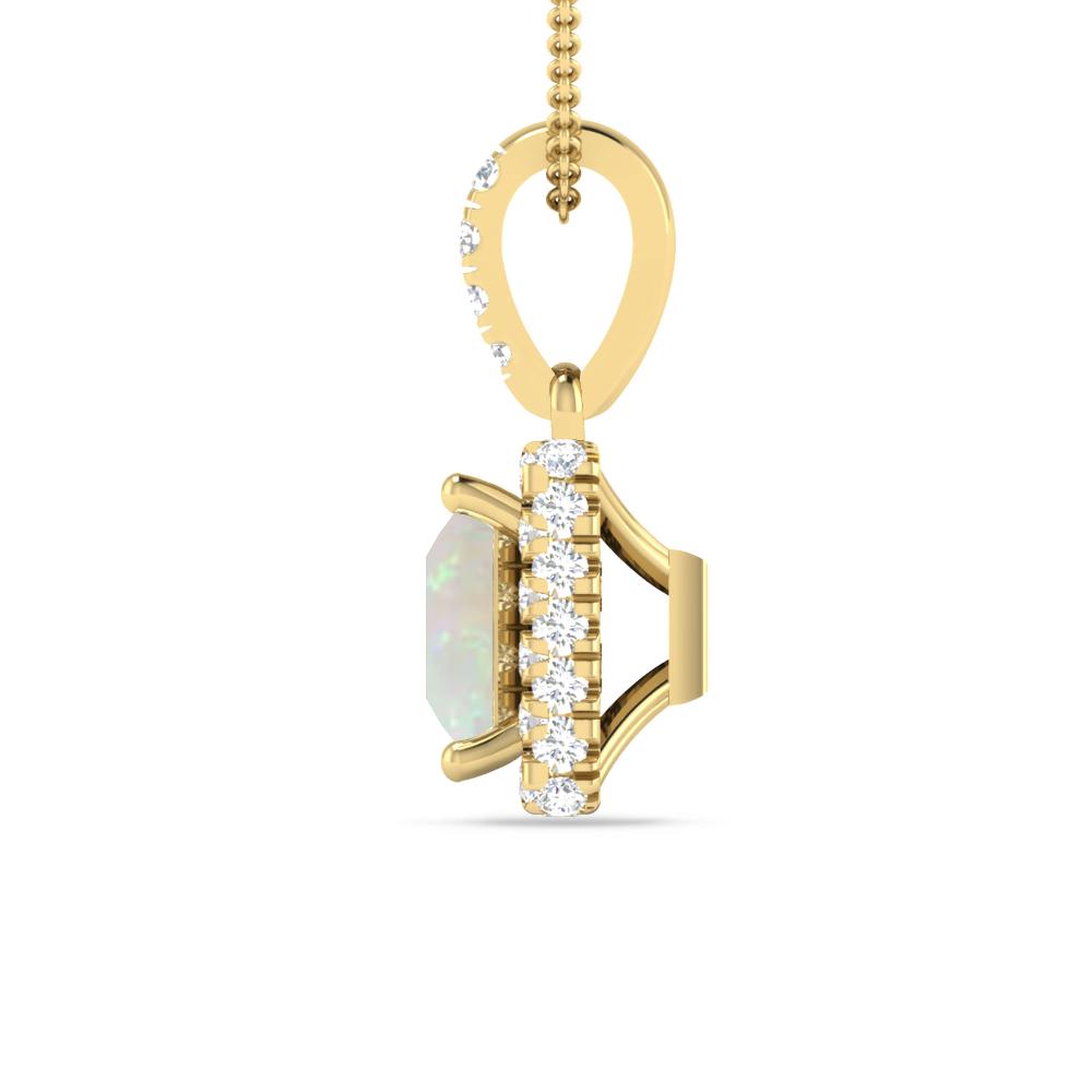 Yellow Gold - Opal