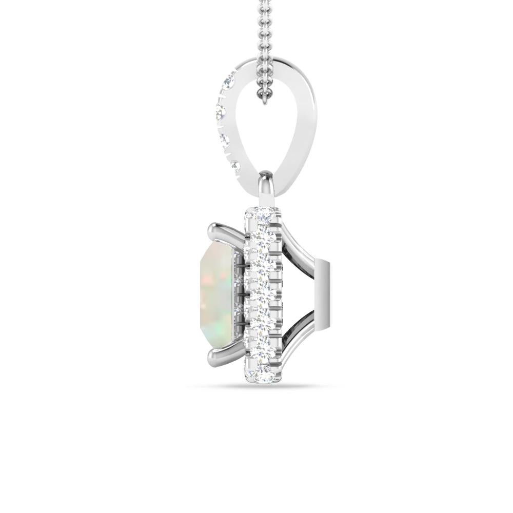 White Gold - Opal