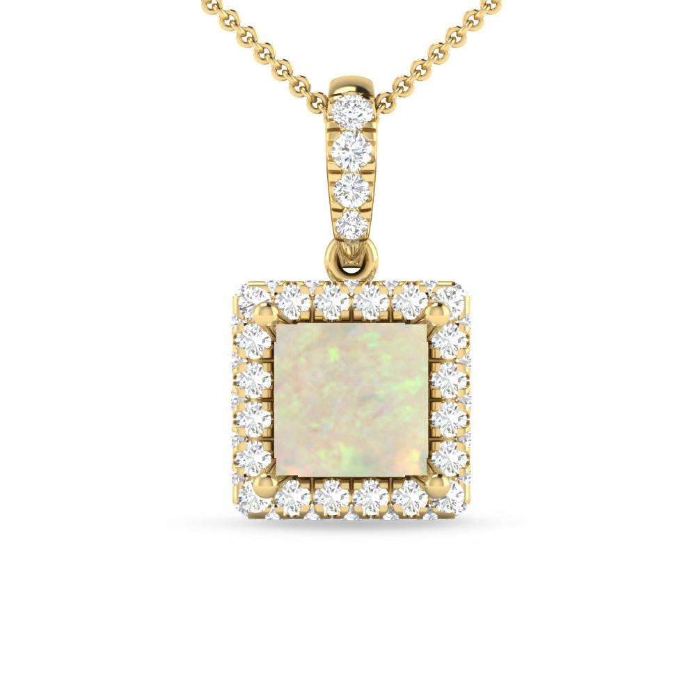 Yellow Gold - Opal