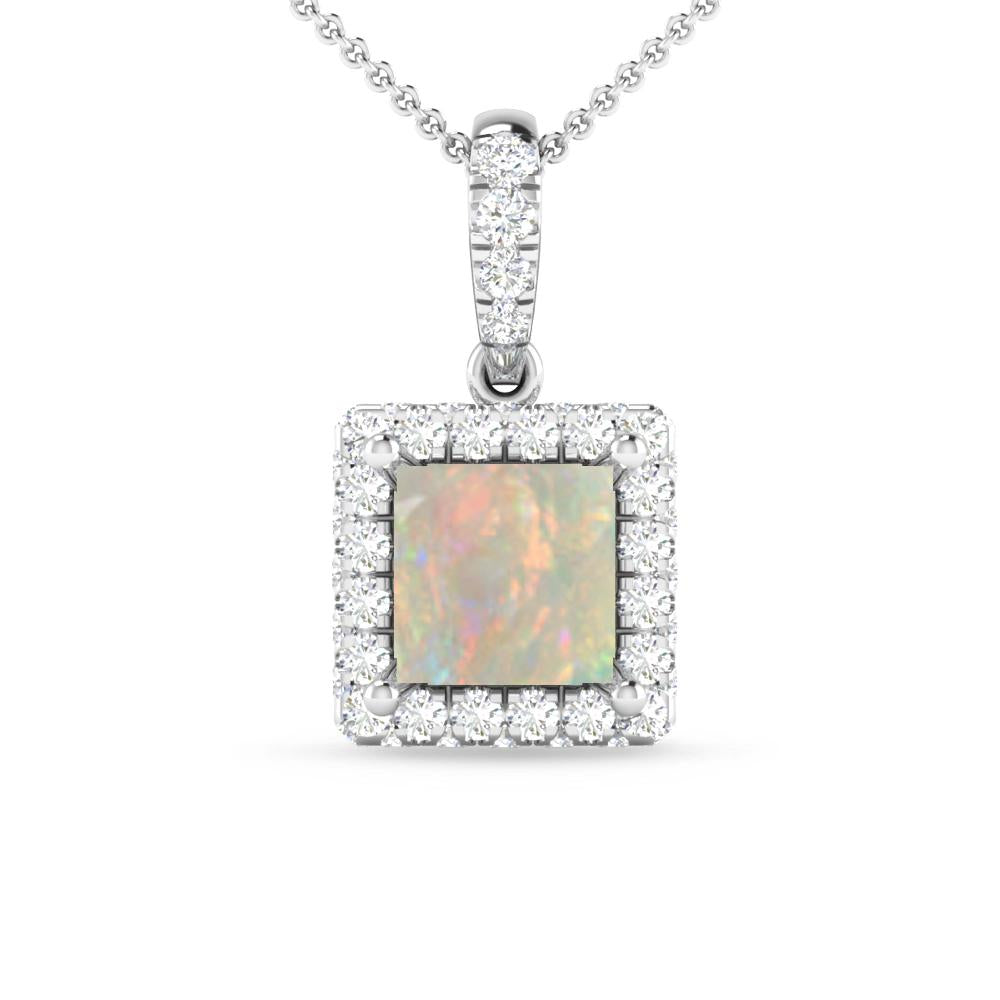 White Gold - Opal
