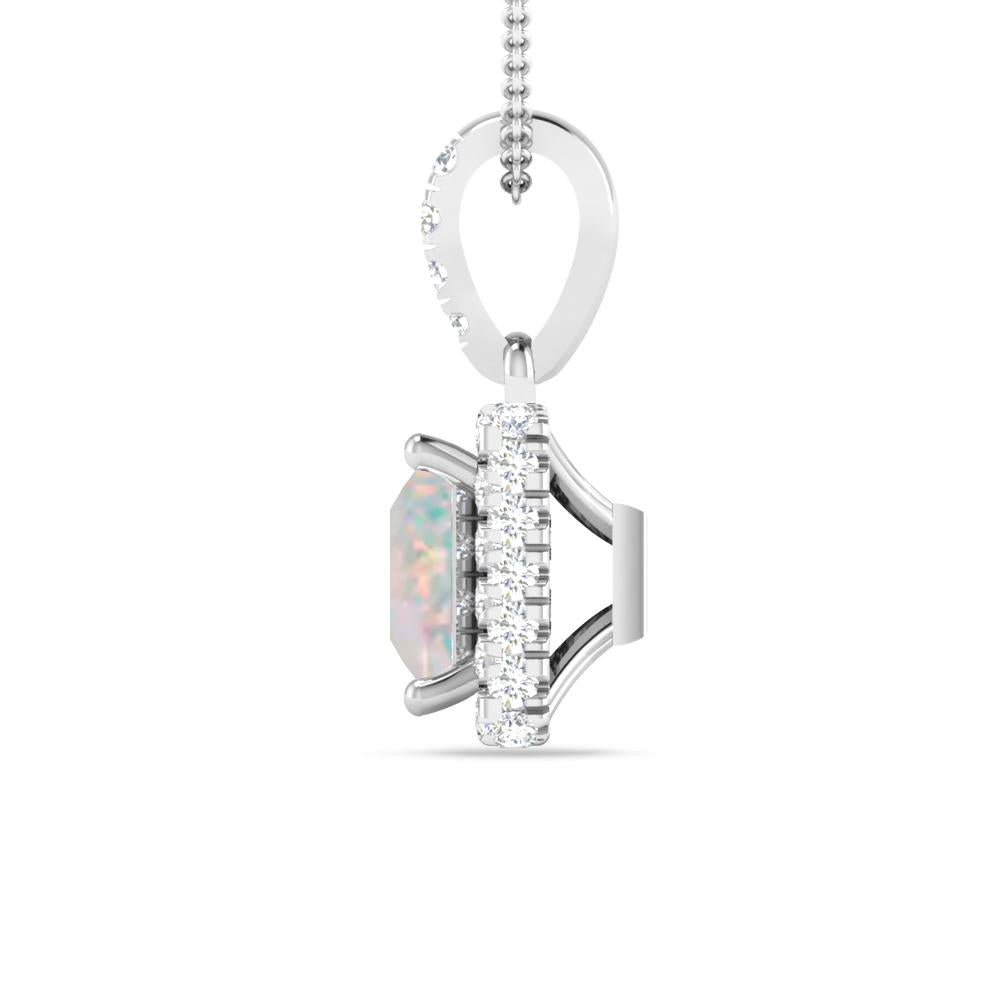 White Gold - Opal