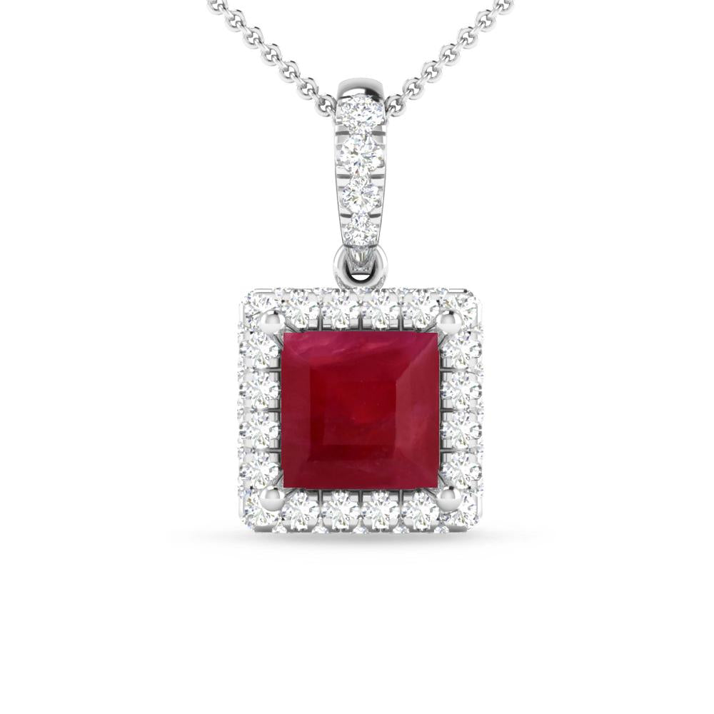 White Gold - Ruby