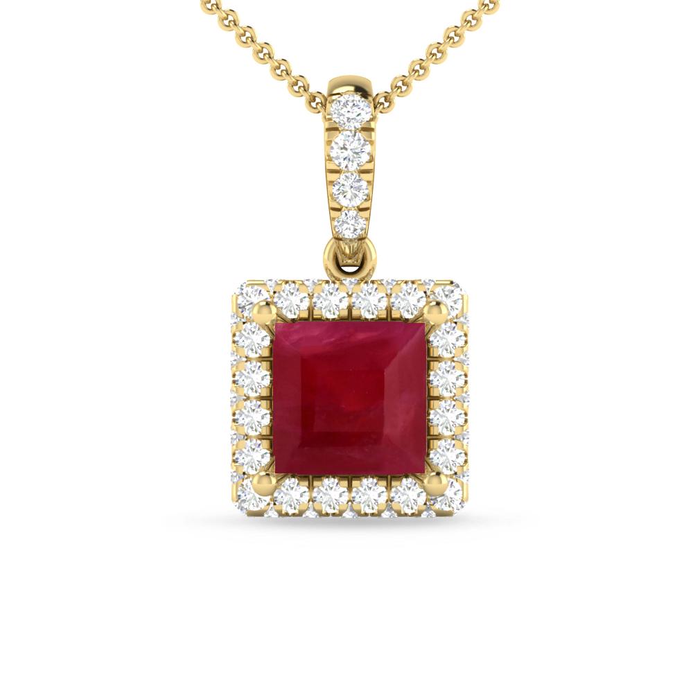 Yellow Gold - Ruby