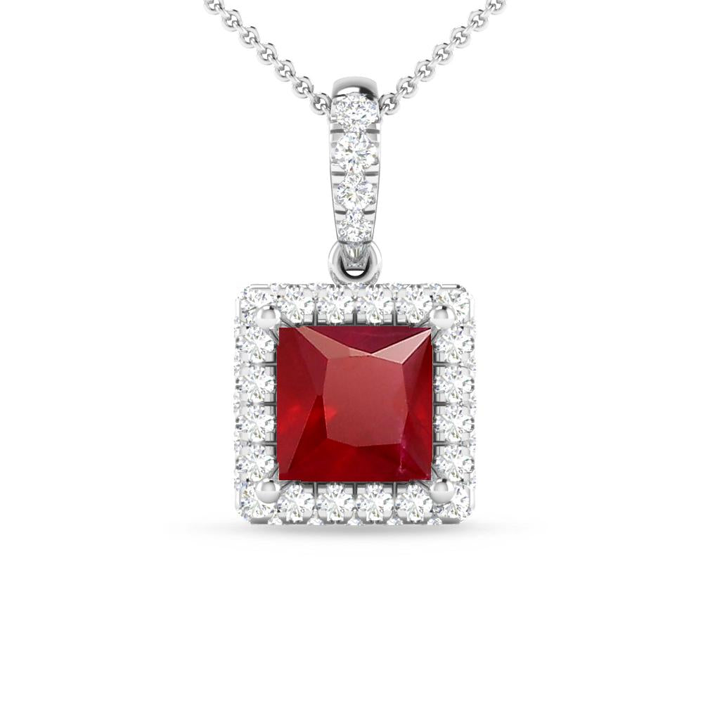 White Gold - Ruby