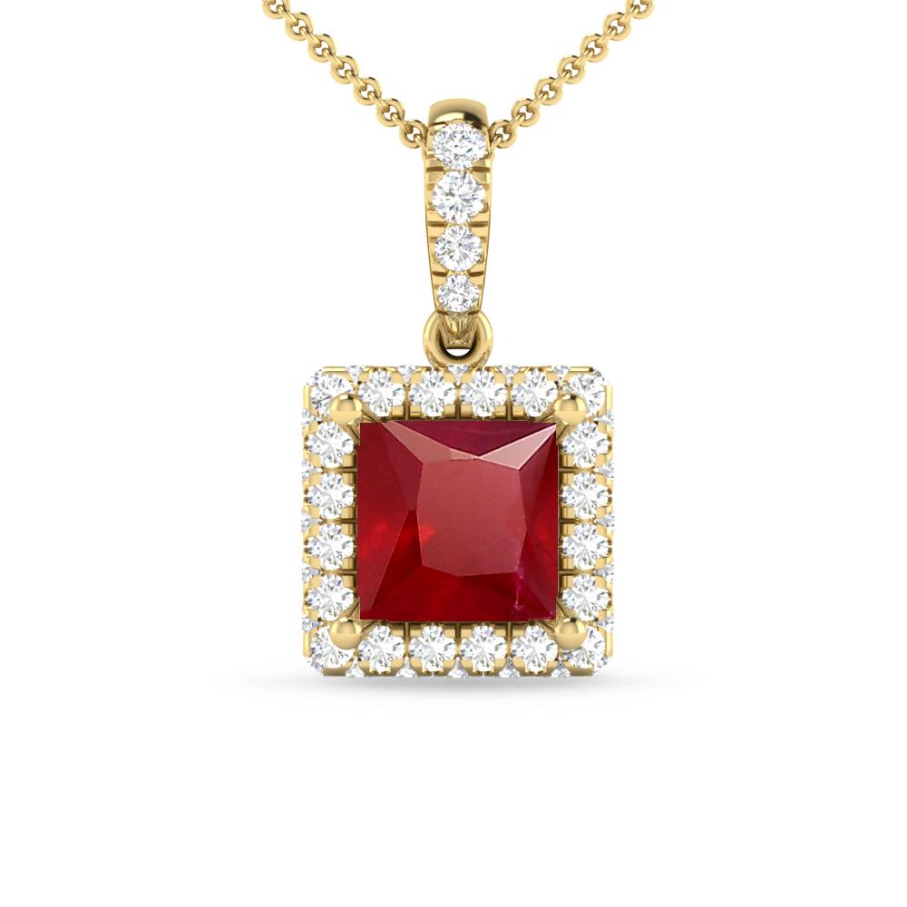 Yellow Gold - Ruby