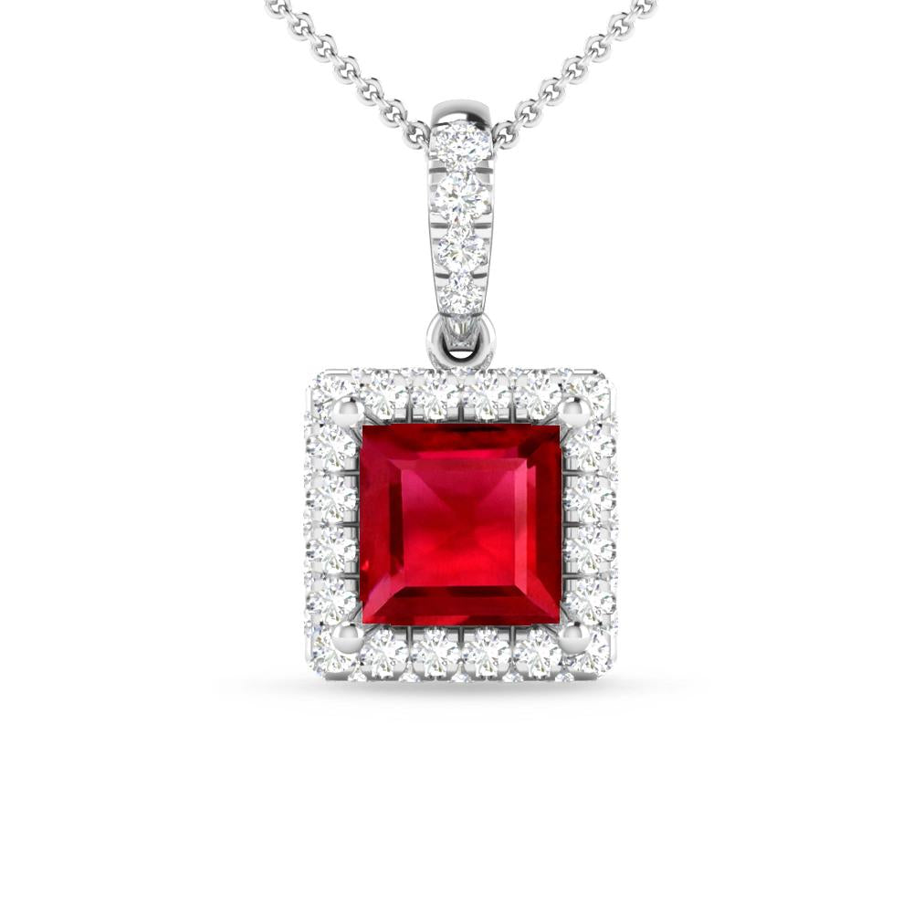 White Gold - Ruby