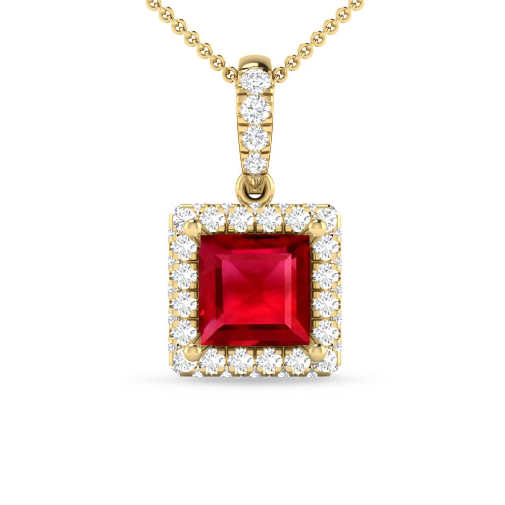 Yellow Gold - Ruby