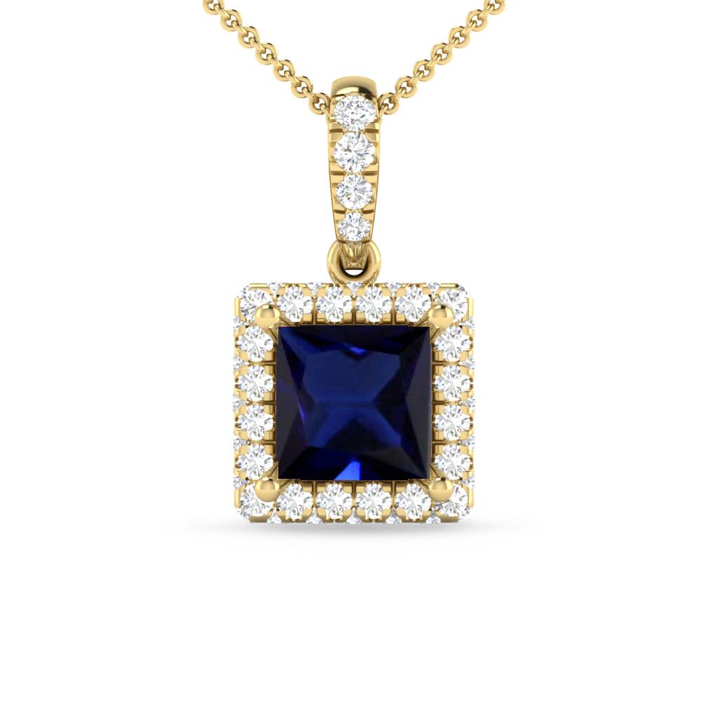 Yellow Gold - Sapphire