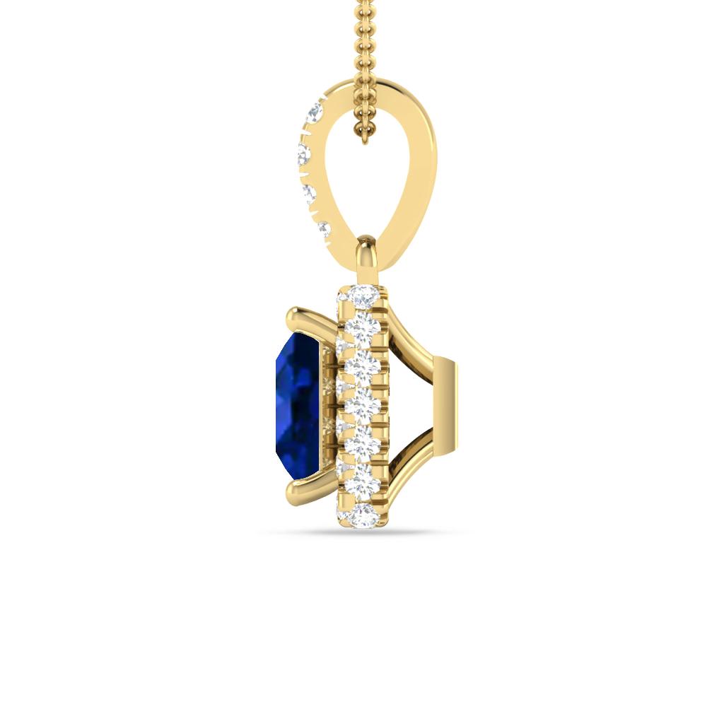 Yellow Gold - Sapphire