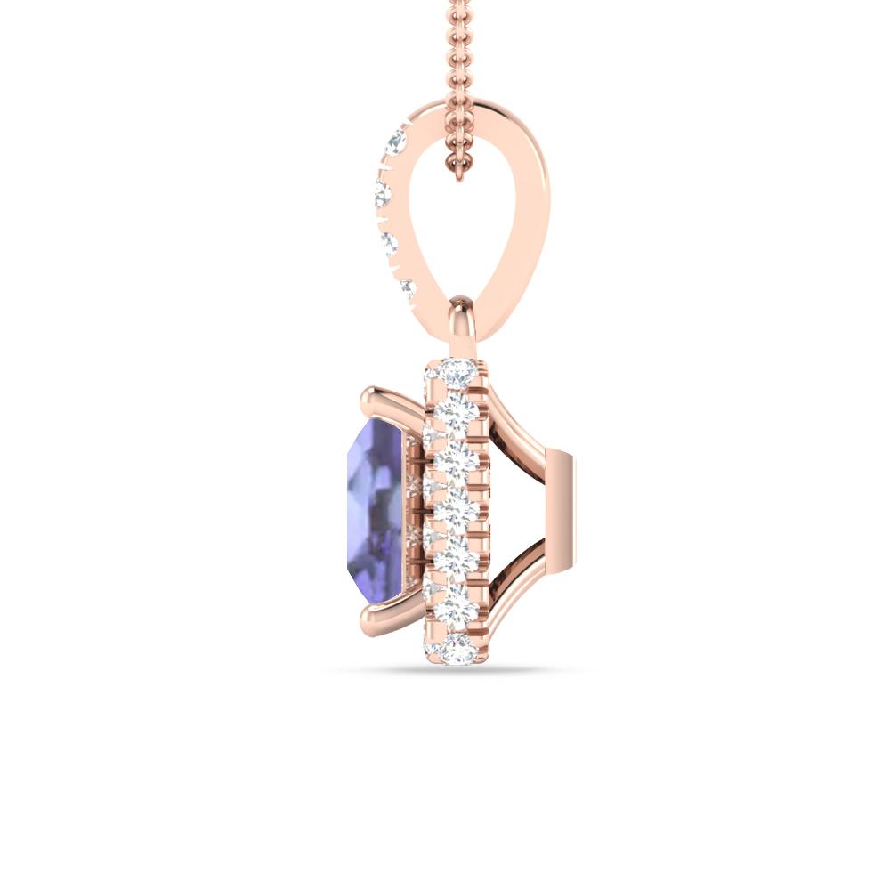 Rose Gold - Tanzanite