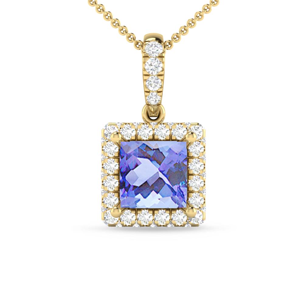 Yellow Gold - Tanzanite