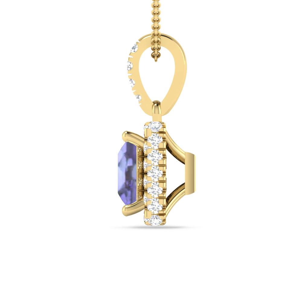 Yellow Gold - Tanzanite