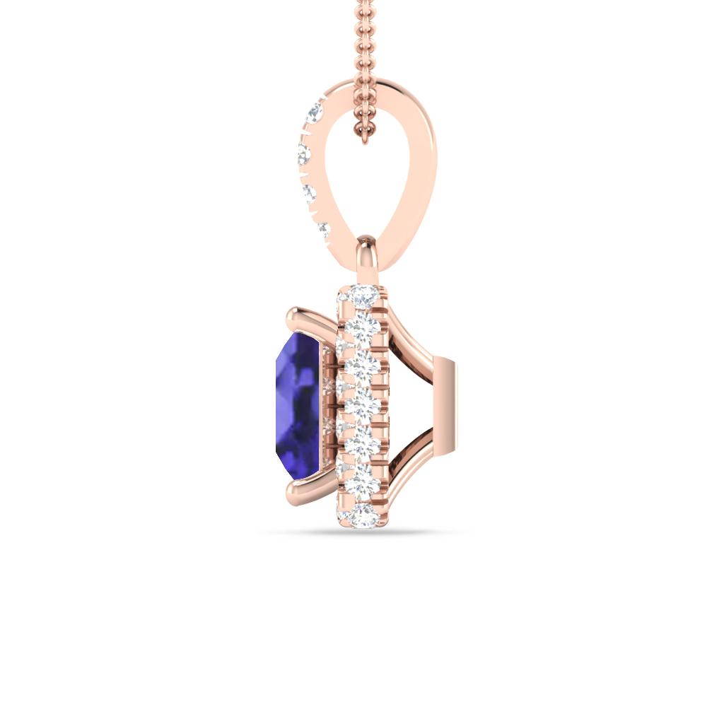 Rose Gold - Tanzanite