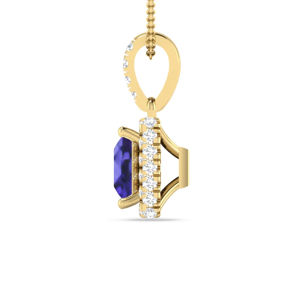 Yellow Gold - Tanzanite