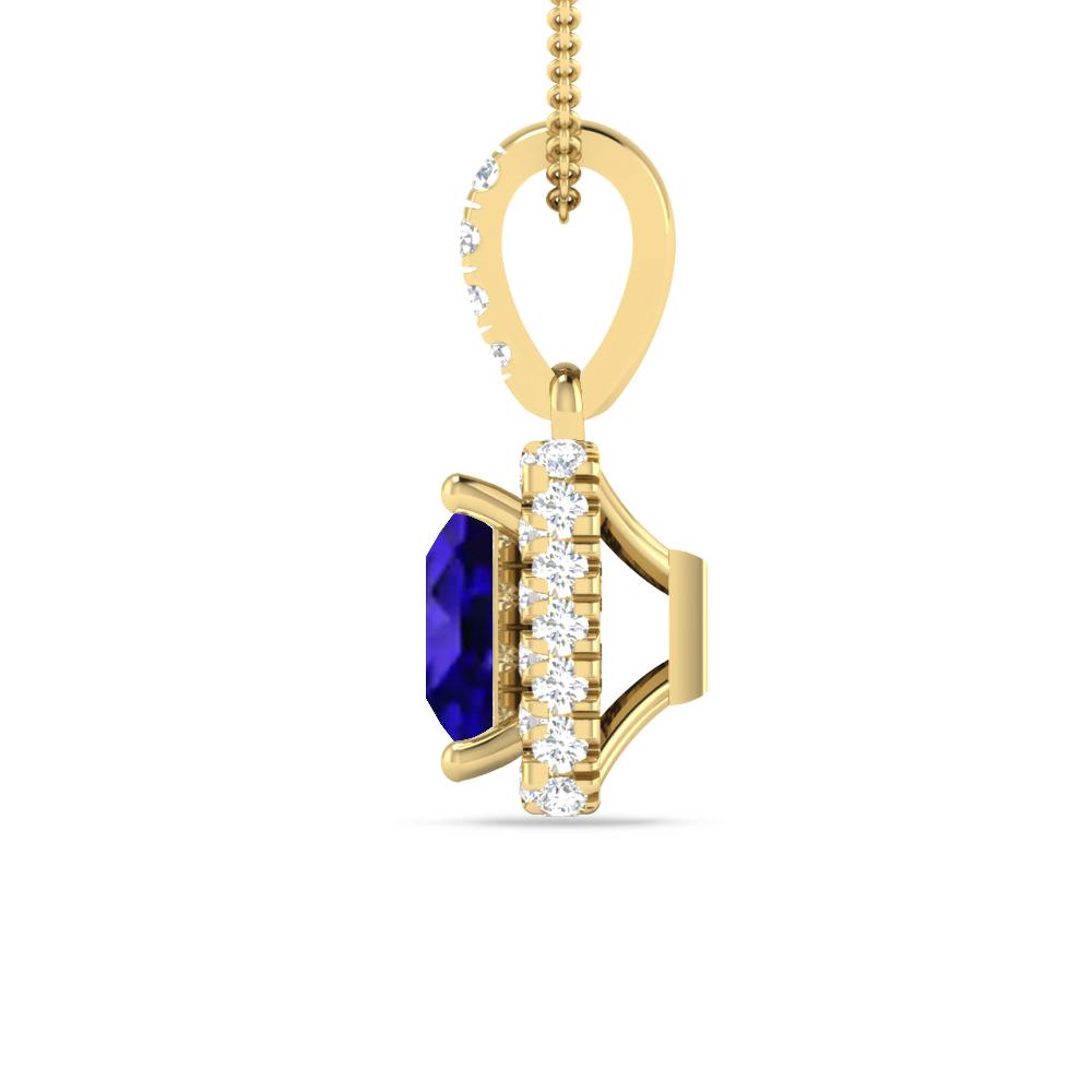 Yellow Gold - Tanzanite