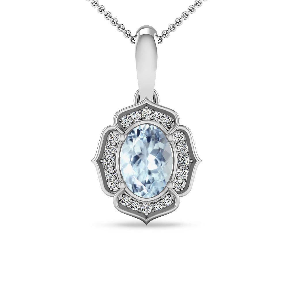 White Gold - Aquamarine